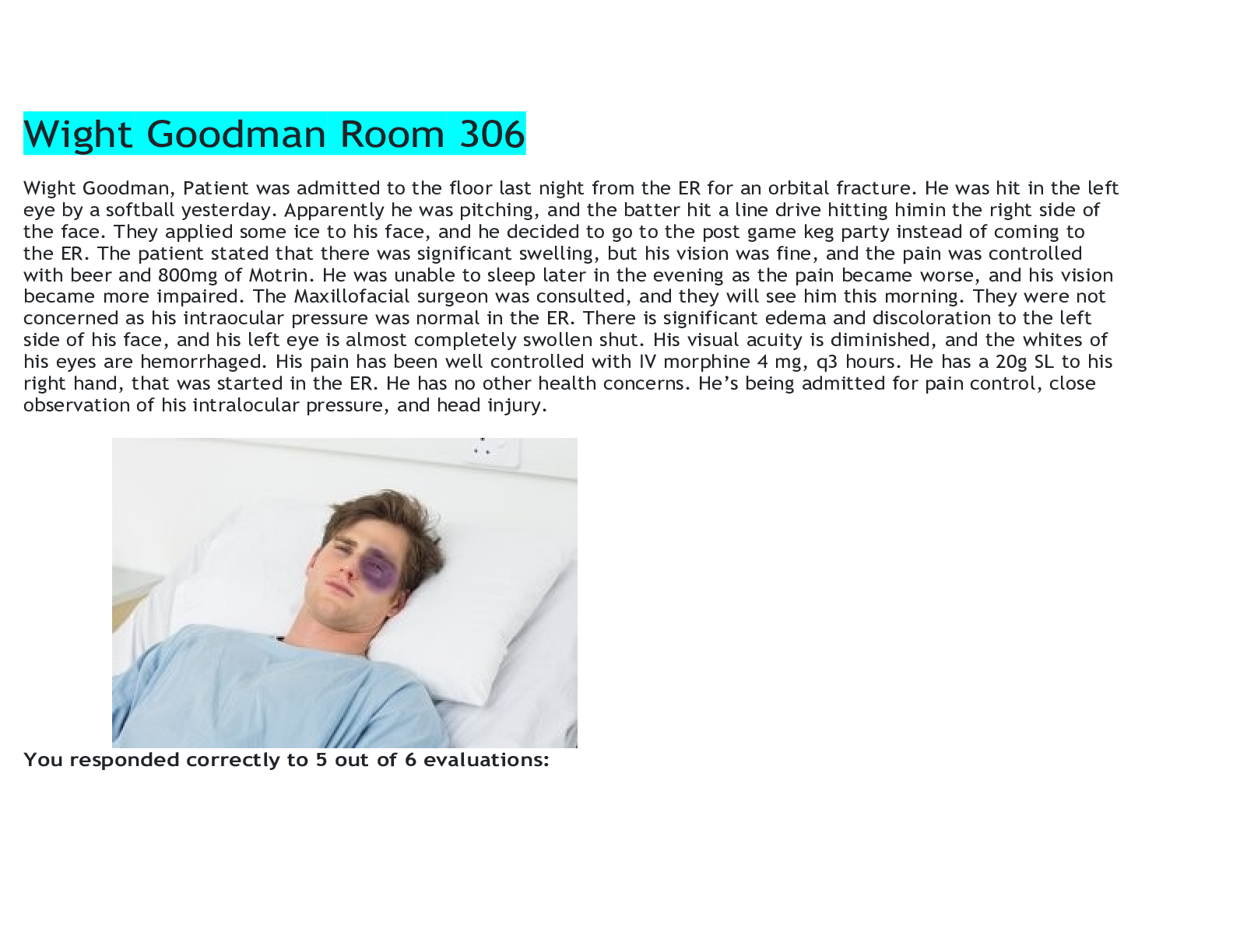 Preview image for Shadow Health-Wight Goodman Medsurg